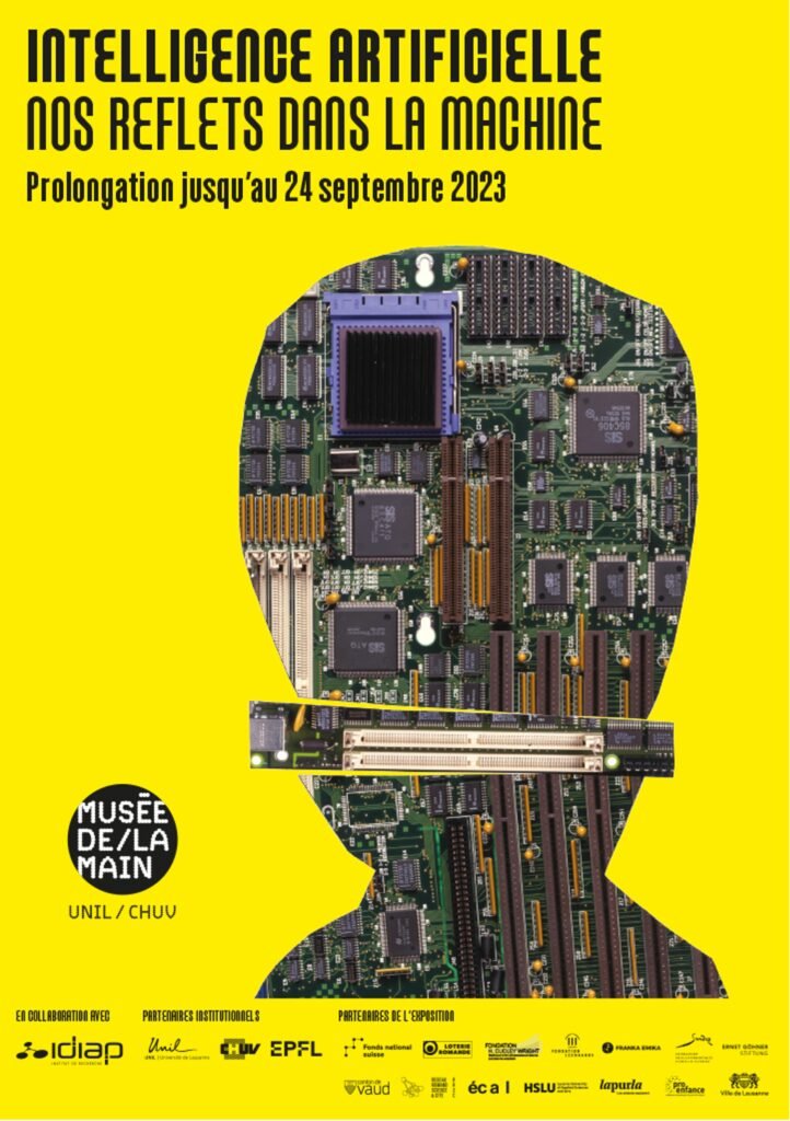 Poster of exhibition Artificial Intelligence: Our Reflections on the Machine