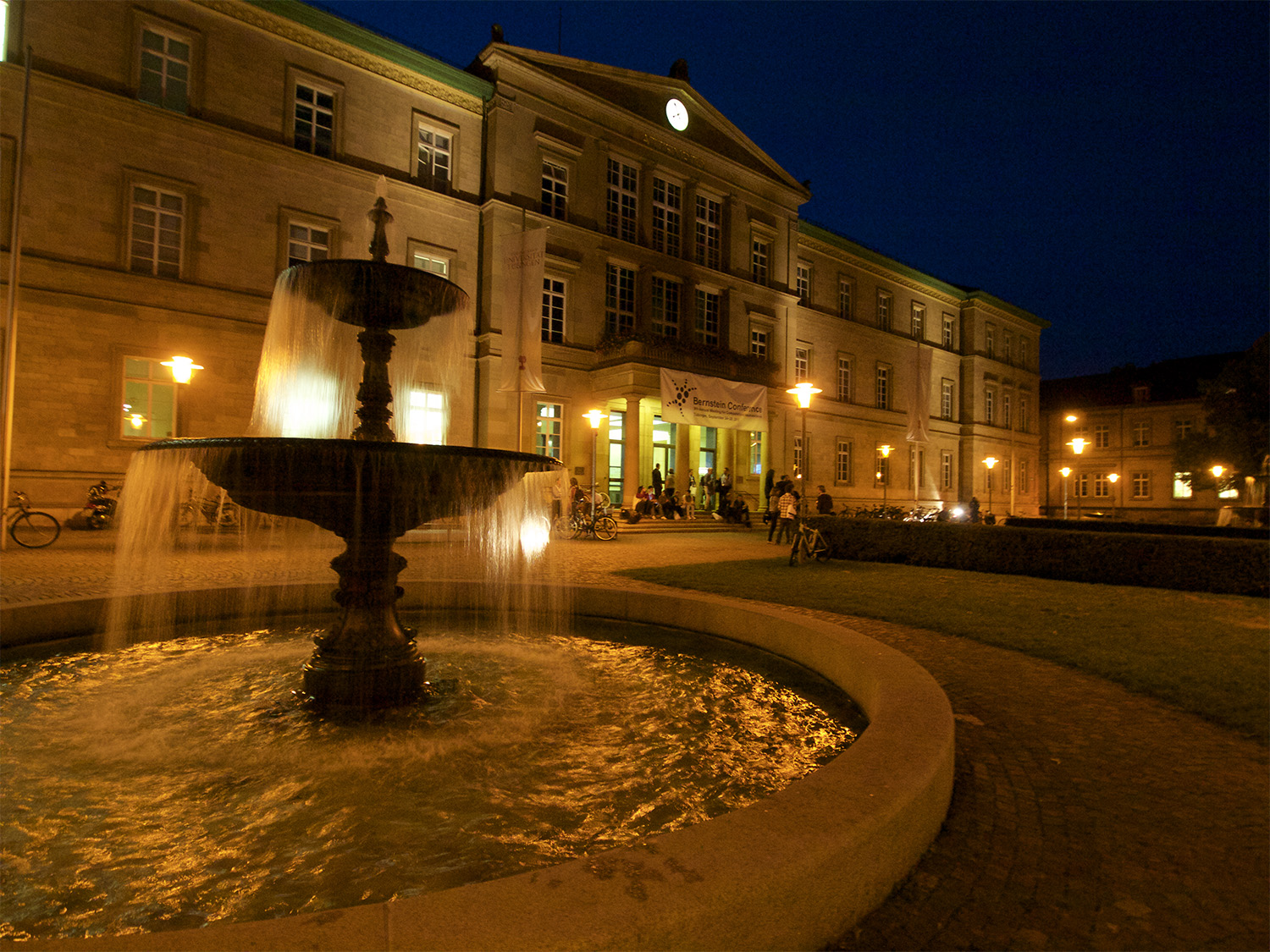 Neue Aula at Night