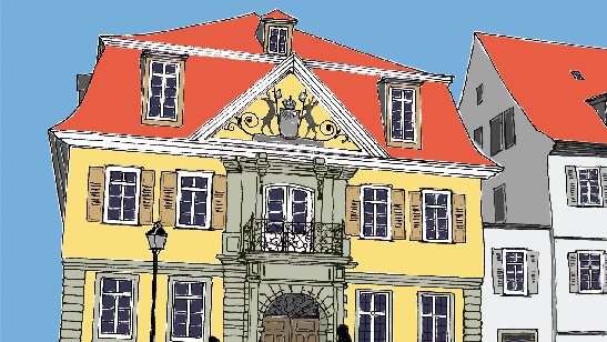 Bild der Alten Aula der Universität Tübingen