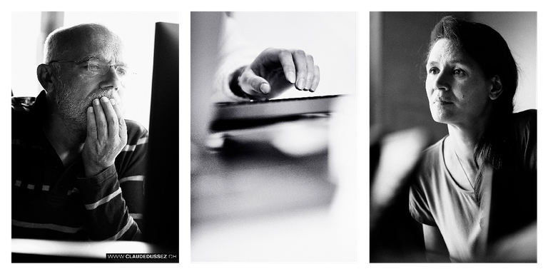 Triptyque Claude Dussez